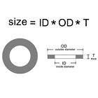 700pcs M2-m8 White Nylon Flat Washer Plain Insulation Gasket Assortment Kit Set