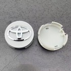 4x Toyota Wheel Rims Center Hub Cap Caps Silver Base Chrome Logo 62mm Camry  mor