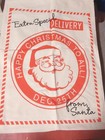 Big Canvas Santa Gift Sack Christmas Canvas Santa Gift Bag Personalize 19x27