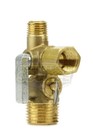 1 2  Male Npt Air Compressor Tank Manifold Valve With Ball   Relief 1 4  Port