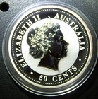 2007    Australia Lunar     50 Cents    Year Of The Pig    1 2 Oz