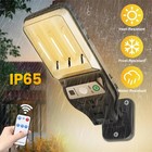 3pcs Outdoor Solar Wall Light Led Motion Sensor Bright Flood Street Lamp 3 Modes