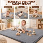 Baby Play Mat For Floor 1 4  Thick Memory Foam Rug  70 x59  Playpen Tummy Ti   