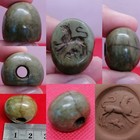 Unique Old Roman Intaglio Agate Stone Stamp Seal Bead