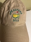 Masters 2011 Augusta National Pga American Needle Golf Hat Beige Adjustable