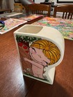 1970 Love Is  kim Teleflora Ceramic Vase Planter Double Sided Tree Hugger 5 3 4 