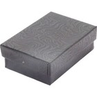  Black Swirl Cotton Filled Jewelry Gift Boxes Displays 3 25 x2 25  Pack Of 25