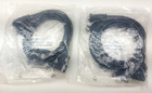Lot Of 2 - Belkin F1d9401-06 Micro Cable Kit Dual Port Kvm Cable 6ft Usb