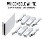 Nintendo Wii Game Console   Pick 1-4 Remotes  Wii Sports  Mario Kart   More  Usa