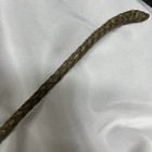 Vintage Hialeah Rt Antique Braided Leather Covered Equestrian Horse Jockey Whip