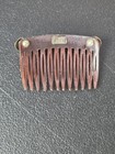 Vintage Mexico Hair Comb 925 Silver Detail 