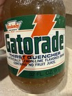 Vintage 1985 Gatorade 32 Oz Glass Bottle Thirst Quencher