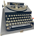 Antique Remington Portable Model 5 Typewriter W  Case Tested