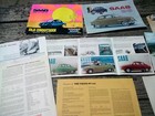 Saab Volvo Lot Of 1960 s Vintage Car Brochures
