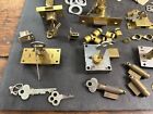 Vintage Nos Locksmith Locks  Keys  Parts  Pins  Cylinders  Desk  Cabinet  5 Lbs