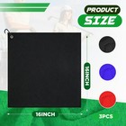 Golf Towel 3 Pack 16  X 16  Microfiber Waffle Pattern Golf Cleaning Towel