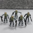 Lot 5 Custom Mega Bloks Consturx Call Of Duty Cod Soldier Building Figure  k01