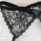 Vntg Fredericks Of Hollywood Black Lace Garter Belt One Size Sexy Coquette Y2k 