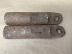 Lot Of 2 Vintage Window Sash Weights  3 Fishing Boat Anchors 6 4 Pounds Total