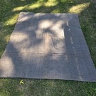 100 Year   Old Antique Quilt Hand Stitched Log Cabin Blocks Patch Work 6 X 7 