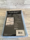 New Ralph Lauren Joanna Linen Frame Euro Sham Aqua white Msrp  135