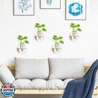 Vumdua Wall Hanging Planter  4 Pcs Glass Planters Wall Vase For Flower Propag