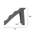 Pet Stairs Foldable 4 Step Dog Ladder  Non-slip W  Support Frame For High Bed Us