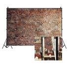 Vintage Red Brick Wall Photo Backdrop 10x8ft For Newborns   Portraits - Studio P