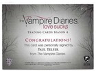 2016 Cryptozoic Vampire Diaries Season 4 Paul Telfer Autograph Card Pte Auto