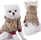 Cute Stylish Pet Hoodie Zipper Luxury Dog Jacket Bulldog Frenchies Pomeranians