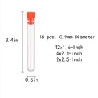 Premium Size Beading Needles Pack - 18 Pcs  0 9 Mm Diameter  12x1 6-inch 4x2    