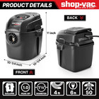Mini Shop Vac Wet dry Vacuum Cleaner 1 Gallon 1 0 Peak Hp Lightweight And Portab
