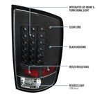 Led Tail Lights Black Smoke 2007-2009 Dodge Ram 1500 2500 3500 Brake Turn Signal
