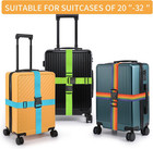 4 Pack Luggage Straps 79  Long Belts Keep Suitcase Secure While Traveling  Tsa A