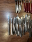 Lot Of 32 Piece Vtg Flatware Silverware Stainless Steel Usa Rogers Oneida Etc