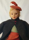 Antique 9 5  Felt Character Doll Model 504 By Norah Wellings Label Orginal Rare