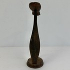 Antique Rustic Sculptural Cast Iron Shoe Shine Stand Foot Rest  cb
