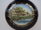 Preston Mn Minn Minnesota Advertising Souvenir Wheelock Cobalt China Plate Mills
