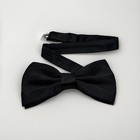 Mens Bowtie Pretied Adjustable Necktie Solid Color Formal Wedding Party Tuxedo