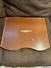Vintage Wood Bed Tray Table With Folding Legs And Adjustable Easel Stand