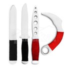 4 Pieces Aluminum Training Knife  Karambit Set   Safe  Durable Kurambik Trainer