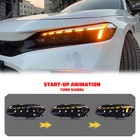 Led Headlight For Honda Civic 11th Gen 2022-2024 Animation Sequential Front Lamp