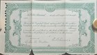 1902 Wyoming Queen Mining Stock Certificate  With  1  50c  3  25c Revenue Stamps