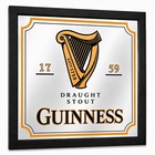 Guinness Mirror   Framed Beer Hanging Wall Sign Decor   Man Cave Bar Garage