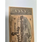 Confederate 5 Dollar Banknote Civil War Era 1864