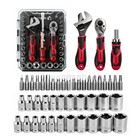 53-piece Socket Wrench Set With 20-in-1 Screwdriver   Adjustable Wrench For Auto
