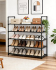Large Capacity Space-saving Shoe Rack  5-tier Detachable Shoe Storage Organizer