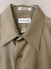 Van Heusen Men s Dress Shirt Regular Fit Beige Wrinkle Free M  32 33 15 5