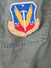 Vietnam Era Us Air Force Shirt Tactical Air Force Command Patch Men   s Size M