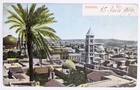 German P o  Jerusalem--winterberg  Bohemia  At 20-para De Ot On Pc Of City 1907 
